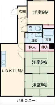 メゾン・ヴァンベールの間取り画像