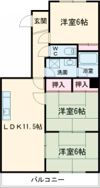 メゾン・ヴァンベールの間取り画像