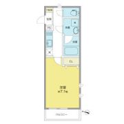 ベネフィス西新の間取り画像