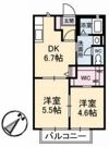 シャンティ アオギⅡ E棟の間取り画像