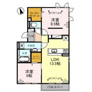 Continuer S(コンティニュエ エス)の間取り画像