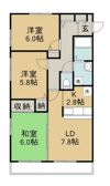 フレスコマンションの間取り画像