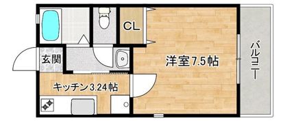 フジハイツの間取り画像
