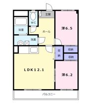 ロイヤルハートピア郷津Aの間取り画像