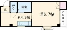 クワイエット赤井の間取り画像