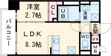 RESIDENCE花畑の間取り画像