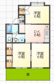 イーストニュータウンBの間取り画像