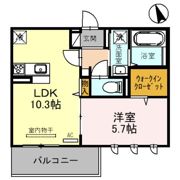 グラシア内畑の間取り画像