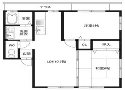 クリエイトコーポの間取り画像
