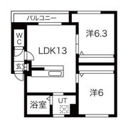 メゾンドブラン B棟の間取り画像