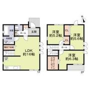 港北区綱島西5丁目戸建の間取り画像