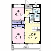 メゾン メルヴェーユの間取り画像