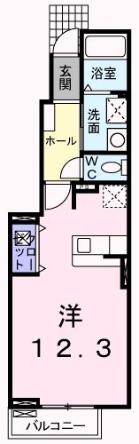 アウローラ赤坂の間取り画像