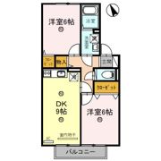クラージュ B棟の間取り画像