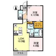 パセオ E棟の間取り画像