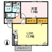 ラ・ヴィラ・シック A棟の間取り画像