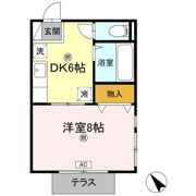 ハイツミレムの間取り画像
