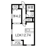 GCDヴィラ荒子の間取り画像