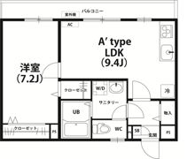リブリ・西登戸駅前の間取り画像