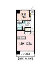 ハピネス城北の間取り画像