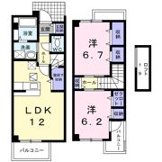 アティーズB棟の間取り画像
