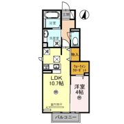 アステール松江の間取り画像