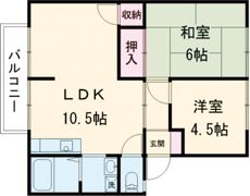 アルファ生駒の間取り画像