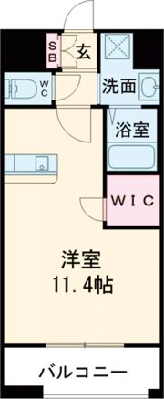 LEGEND水前寺の間取り画像