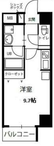 エスタンシア元町の間取り画像