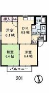 アルカンシェル長府の間取り画像