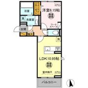 D-room請西南 B棟の間取り画像