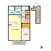 セジュール宮沢 ABの間取り画像