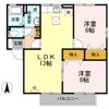 ソレイユハイム ABの間取り画像
