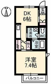 シャーメゾンLUNAの間取り画像