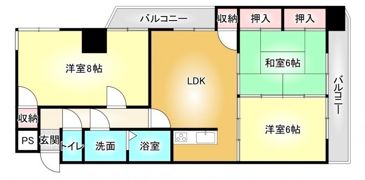アーバンコート北新町の間取り画像