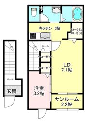 ルナコートの間取り画像