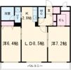 コーポ八千代天神山の間取り画像