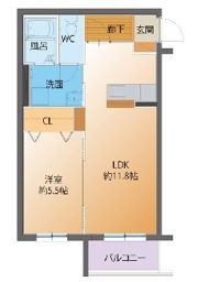 メゾンサンセリテの間取り画像