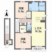 ヴィアソーレ保免 A棟の間取り画像