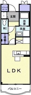 アンジュ西京極の間取り画像