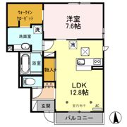サンモール Aの間取り画像