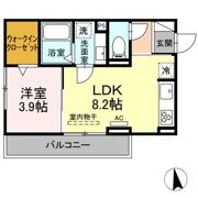 クレール(中村区)の間取り画像