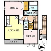 エンジェルハート B棟の間取り画像