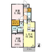 フレ ブランシュの間取り画像