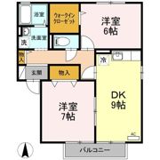 クラウディア A棟の間取り画像