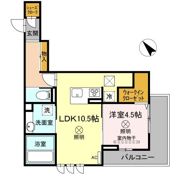 プレザントカーサ祇園の間取り画像