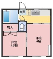 みゆきハイツの間取り画像
