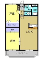 プランドール大和八木Ⅰの間取り画像