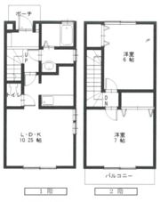 カーサマルナの間取り画像