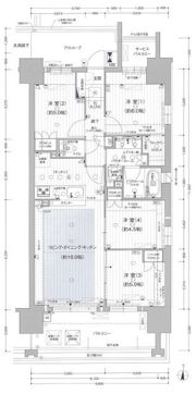 プレサンス ロジェ 瑞穂ガーデンの間取り画像